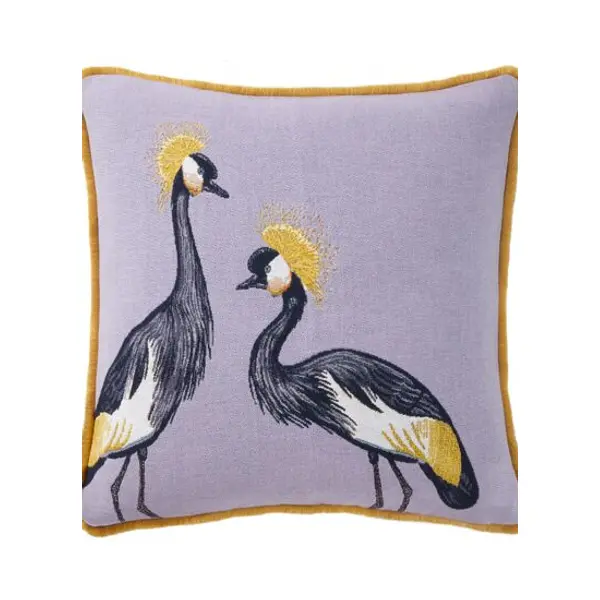 Yves Delorme - Housse de coussin en coton violet, Altesses - Yves Delorme