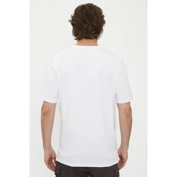 T-shirt blanc logo graphique