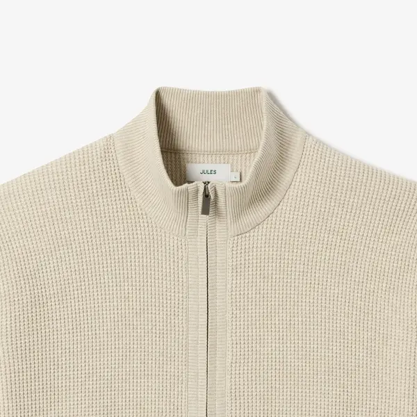 Gilet zippé col montant