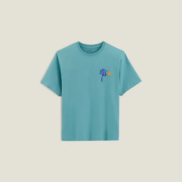 Tee shirt col rond imprimé