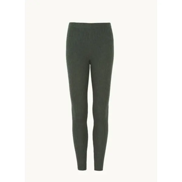 Legging pina legging cachemire femme à côtes - Kujten