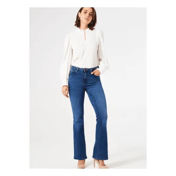Women jeans celia flared fit blue - Garcia