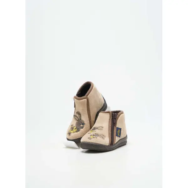 Chaussons/pantoufles Bellamy Beige Bout Rond