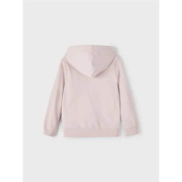 SWEAT ZIPPE ROSE CAPUCHE FILLE NAME IT