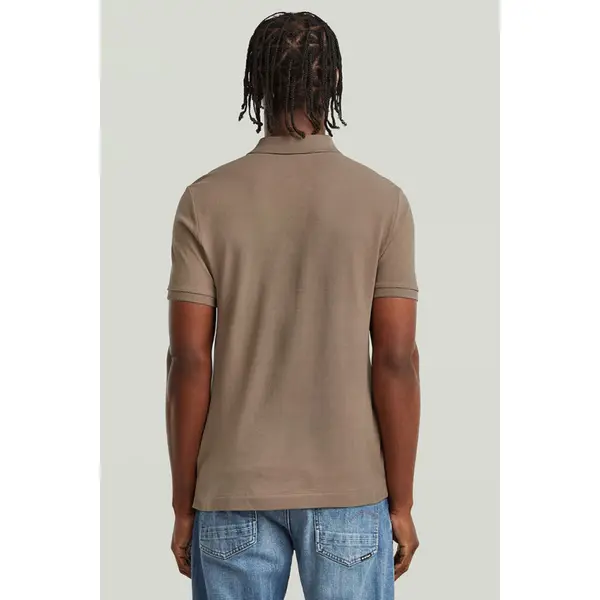 Polo Oluv slim marron