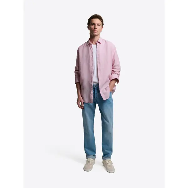 Chemise slim en lin