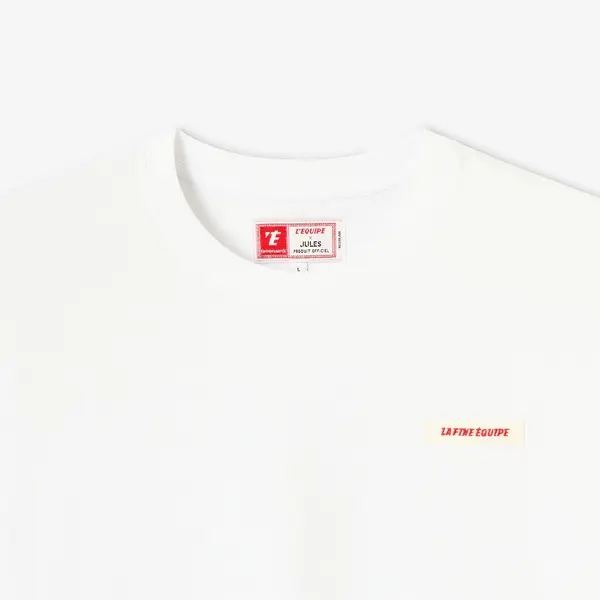 Tee shirt détail poitrine licence L'Équipe