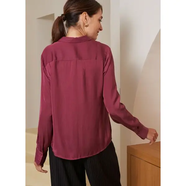 Chemise fluide unie esra - Les petites Bombes
