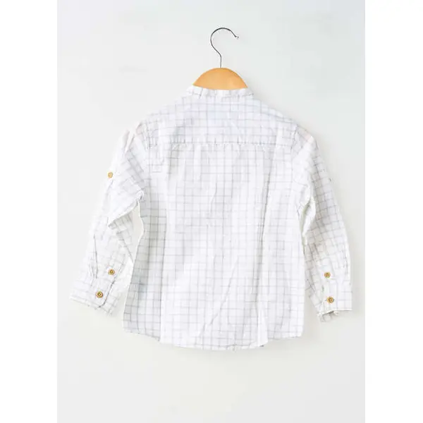 Chemise Manches Longues Zara Blanc
