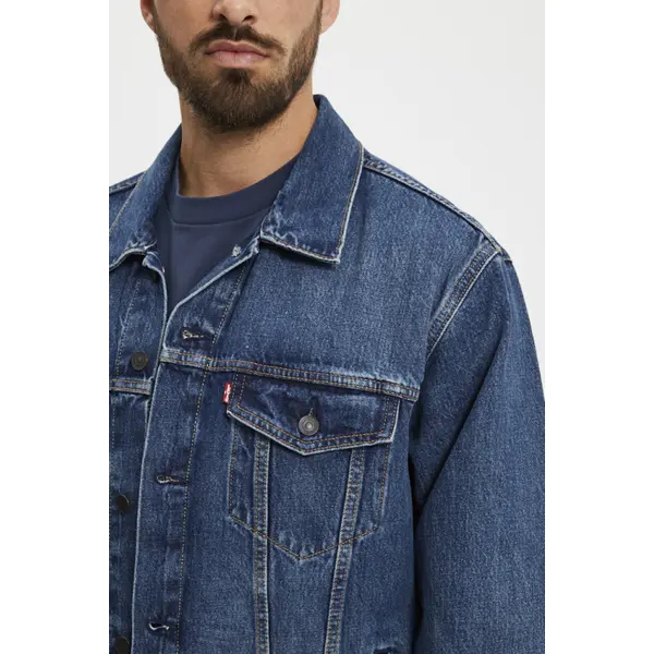 Veste trucker relaxed fit medium indigo