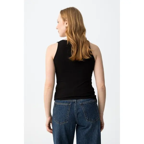 Lot 2 Débardeurs Femme Noir & Blanc Dentelle Tiffosi VIGO