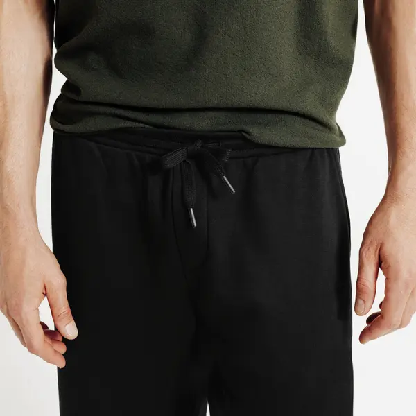 Short en molleton taille élastiquée