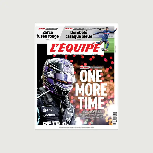 Tee shirt imprimé dos licence L'Équipe