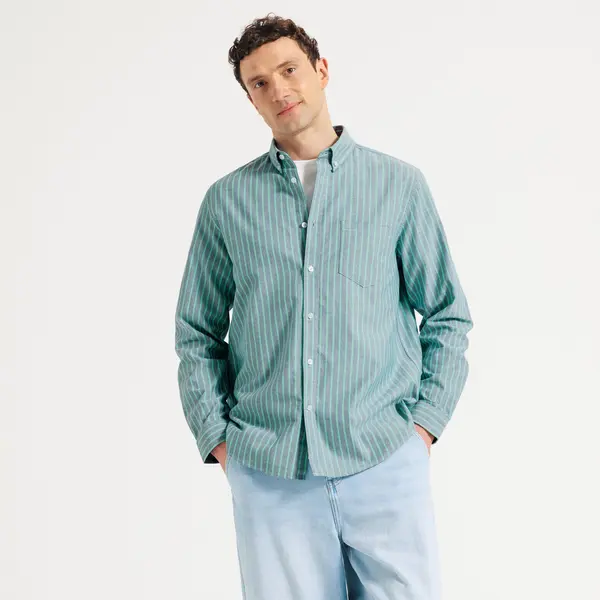Chemise oxford rayée "le parfait by JULES"