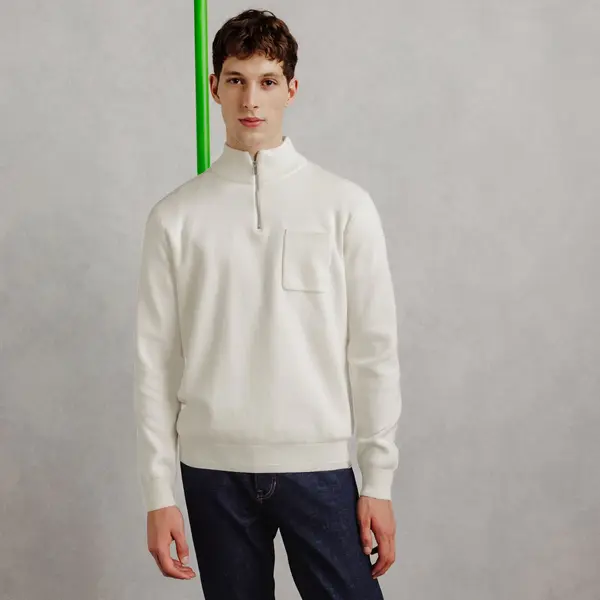 Pull col montant zippé "le parfait by JULES"