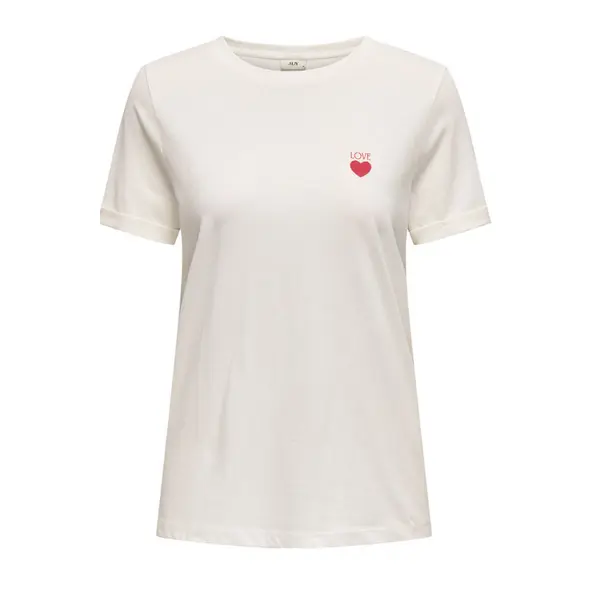 T-shirt Kitty Love blanc