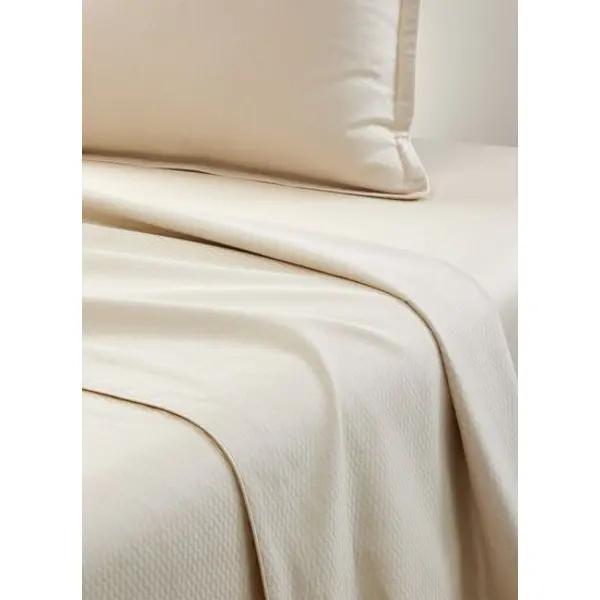 BOSS Home - Drap plat en satin de coton blanc, Loft - Yves Delorme