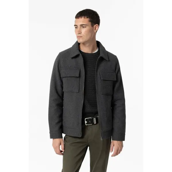 Veste Grise Casual Tiffosi : Élégance et Confort pour Homme