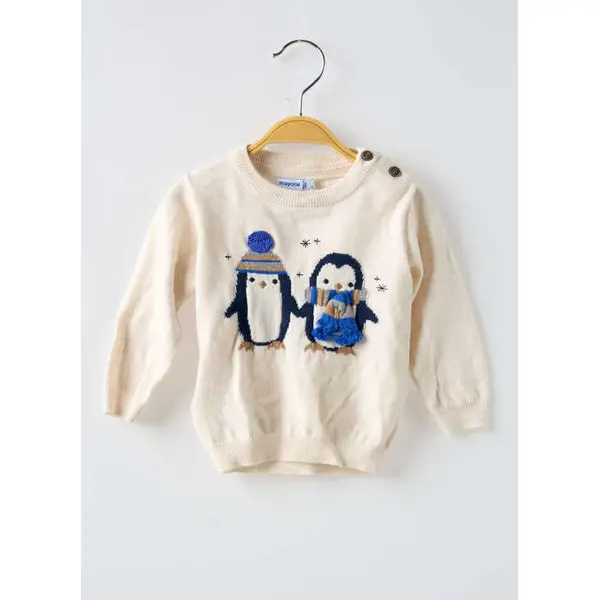 Pull Mayoral Beige Manches Longues