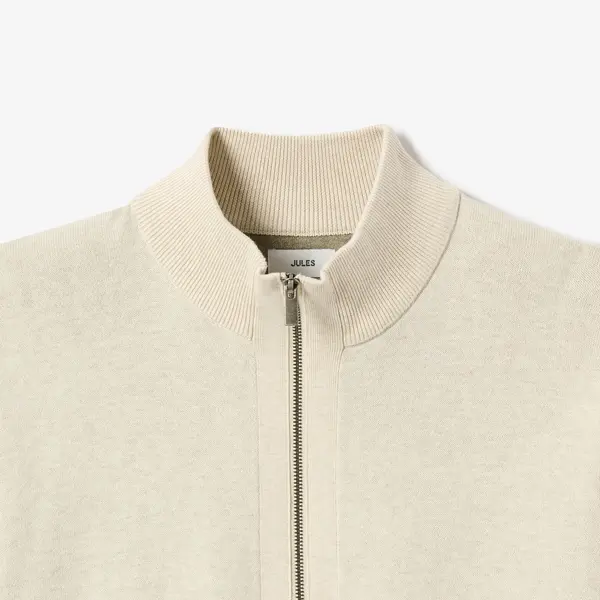 Gilet zippé col montant