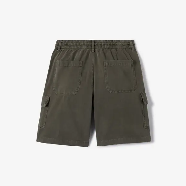 Bermuda poches cargo taille élastiquée