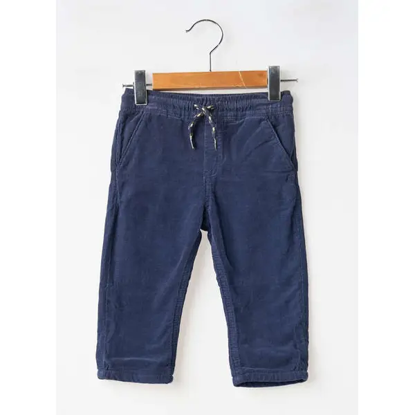 Pantalon Droit Mayoral Bleu Taille Élastique