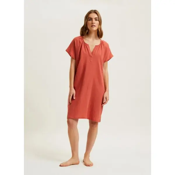 Laurence Tavernier - Chemise de nuit courte en voile de coton, Panarea - Yves Delorme
