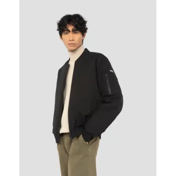 Bomber noir Schott Softshell Urban Homme