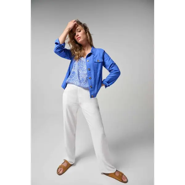 Veste Courte Bleue Légère Femme Etymologie S-2XL