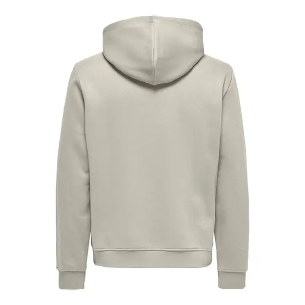 Sweat Beige à Capuche Only & Sons : L'Essentiel du Style Urbain Masculin