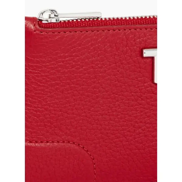 Porte cartes zippé Romy en cuir grainé - Le Tanneur