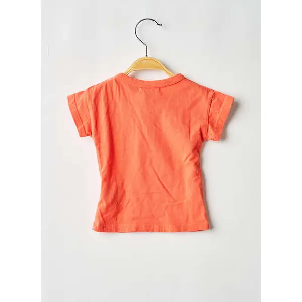 T-shirt Bobo Choses Orange Manches Courtes