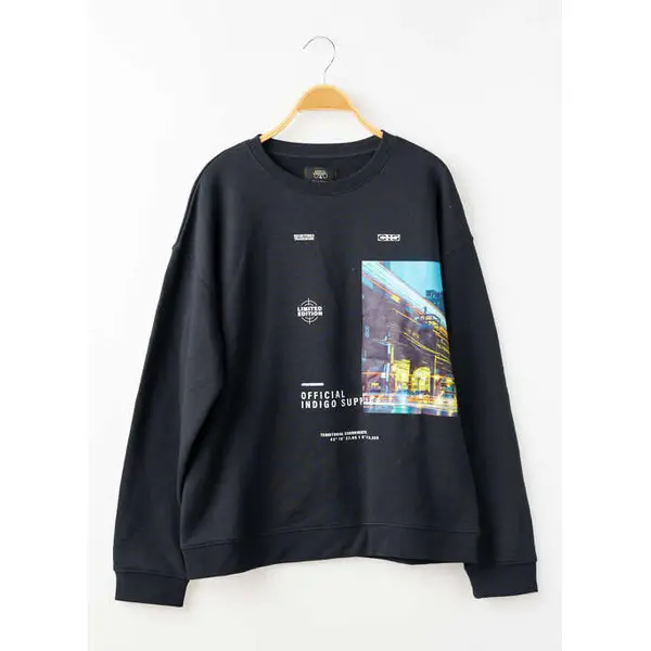 Sweat-shirt Le Temps Des Cerises Noir Manches Longues