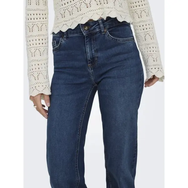 Jean Only Blush Mid Street bleu coupe droite