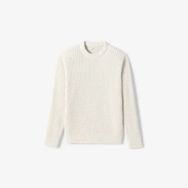 Pull col rond point fantaisie en chenille