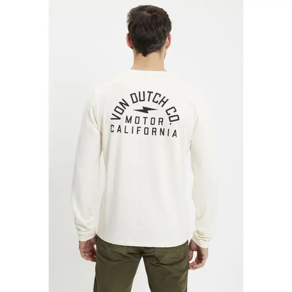 T-shirt beige manches longues Hiro