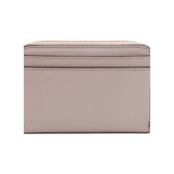 Lettrines de lancel - petit portefeuille zippé - carmin - Lancel