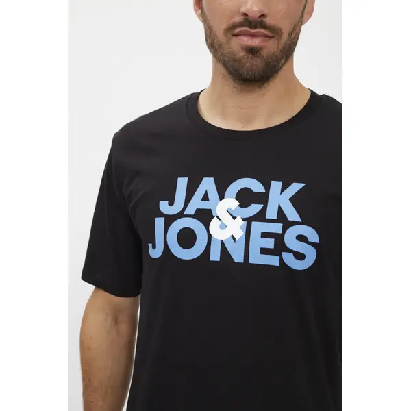 T-shirt noir coupe standard