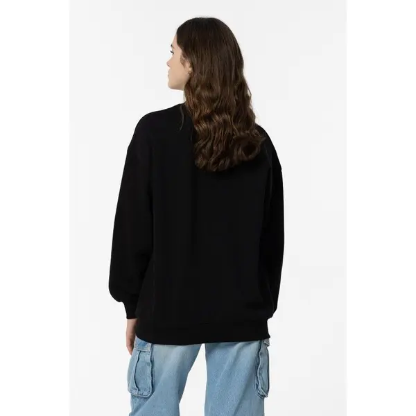 SWEAT NOIR SANS CAPUCHE ADO FILLE TIFFOSI