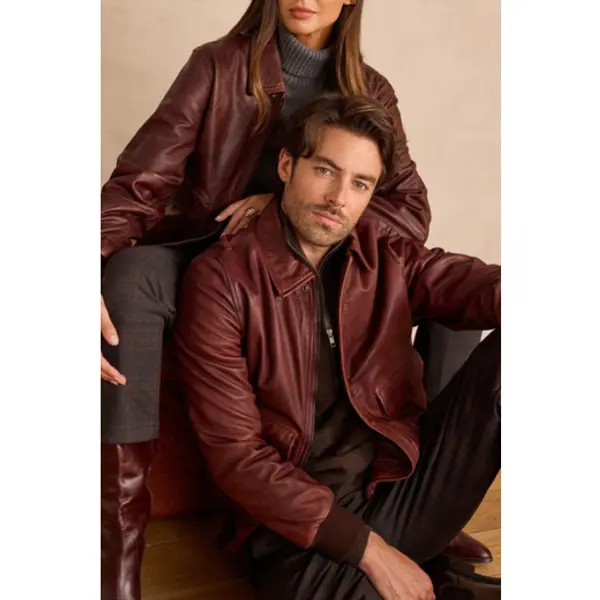 Blouson unisexe en 100% cuir SEDUCTEUR - Maison 123 Corbeil