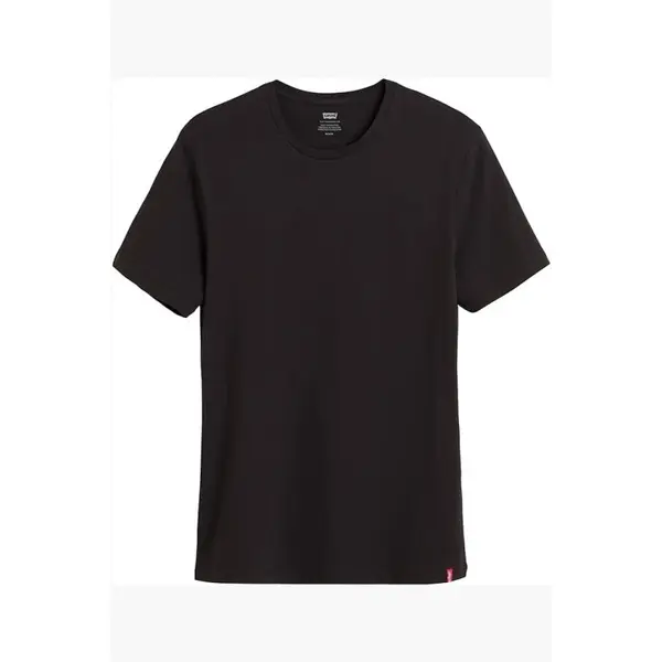Lot de 2 t-shirts slim ras du cou noirs