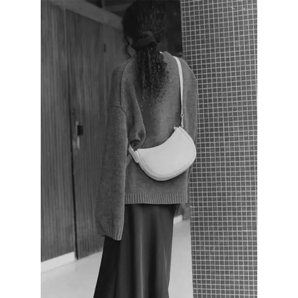 Petit sac bandoulière Madeleine en cuir grainé - Le Tanneur