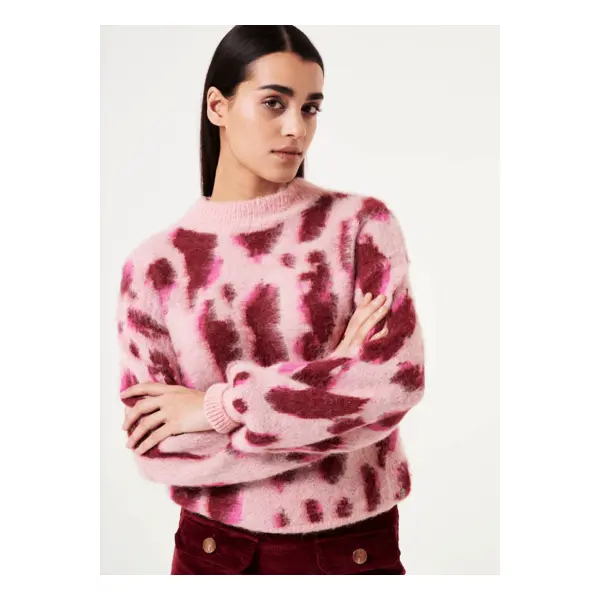 Women sweater pink - Garcia