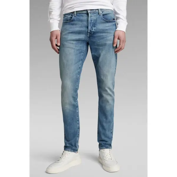 Jeans 3301 slim bleu moyen