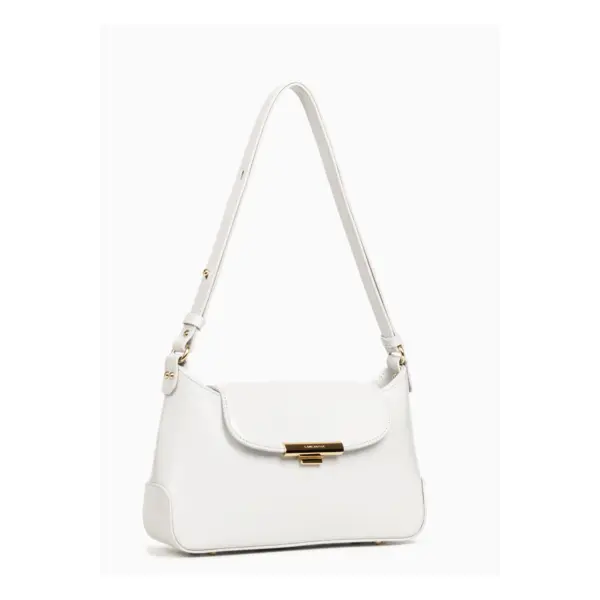Sac baguette a rabat avec fermoir m suave evenly - Lancaster
