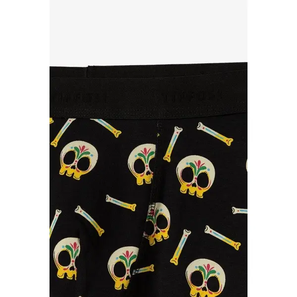 Caleçon homme noir Tiffosi logo Calavera – Confort et style tailles S à XL </h1>