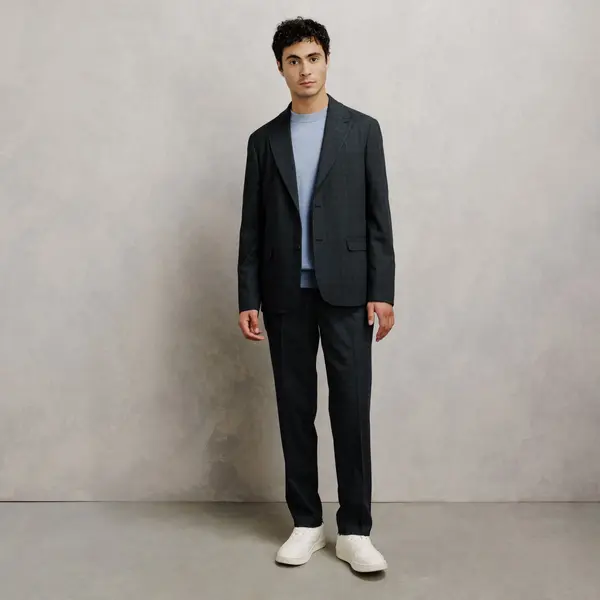 Veste de costume confort à carreaux