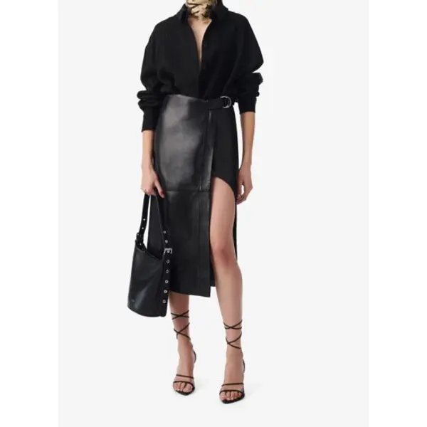 Jupe midi en cuir - IRO