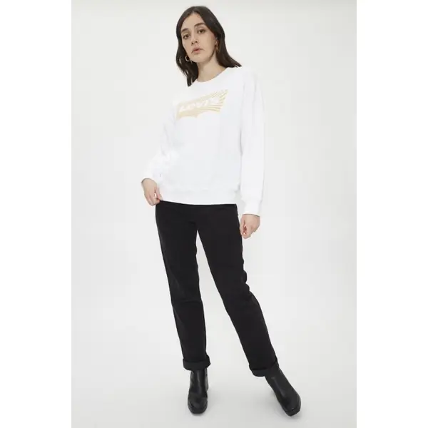 sweat blanc imprimé