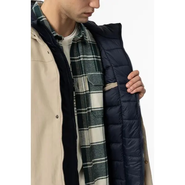Veste Parka Beige avec Capuche Tiffosi Homme 🧥✨ - Du M au XXL